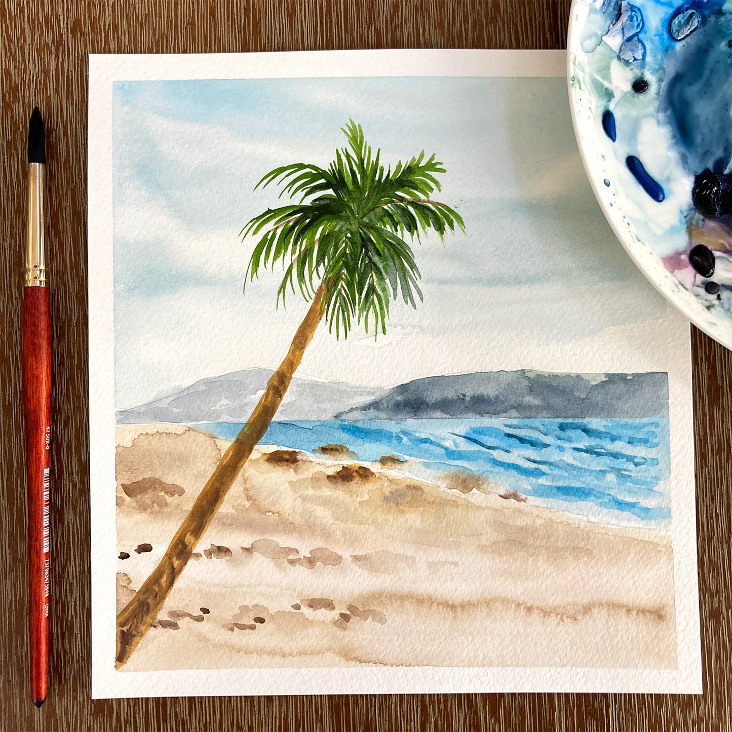 Tropical Escape - A Beginner’s Watercolour Class