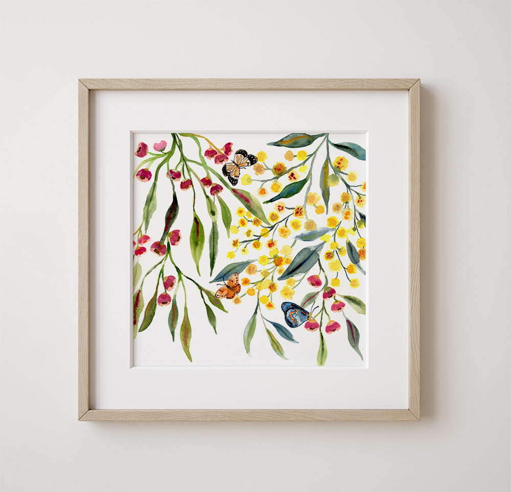 'Butterfly Dance' Original Framed Painting