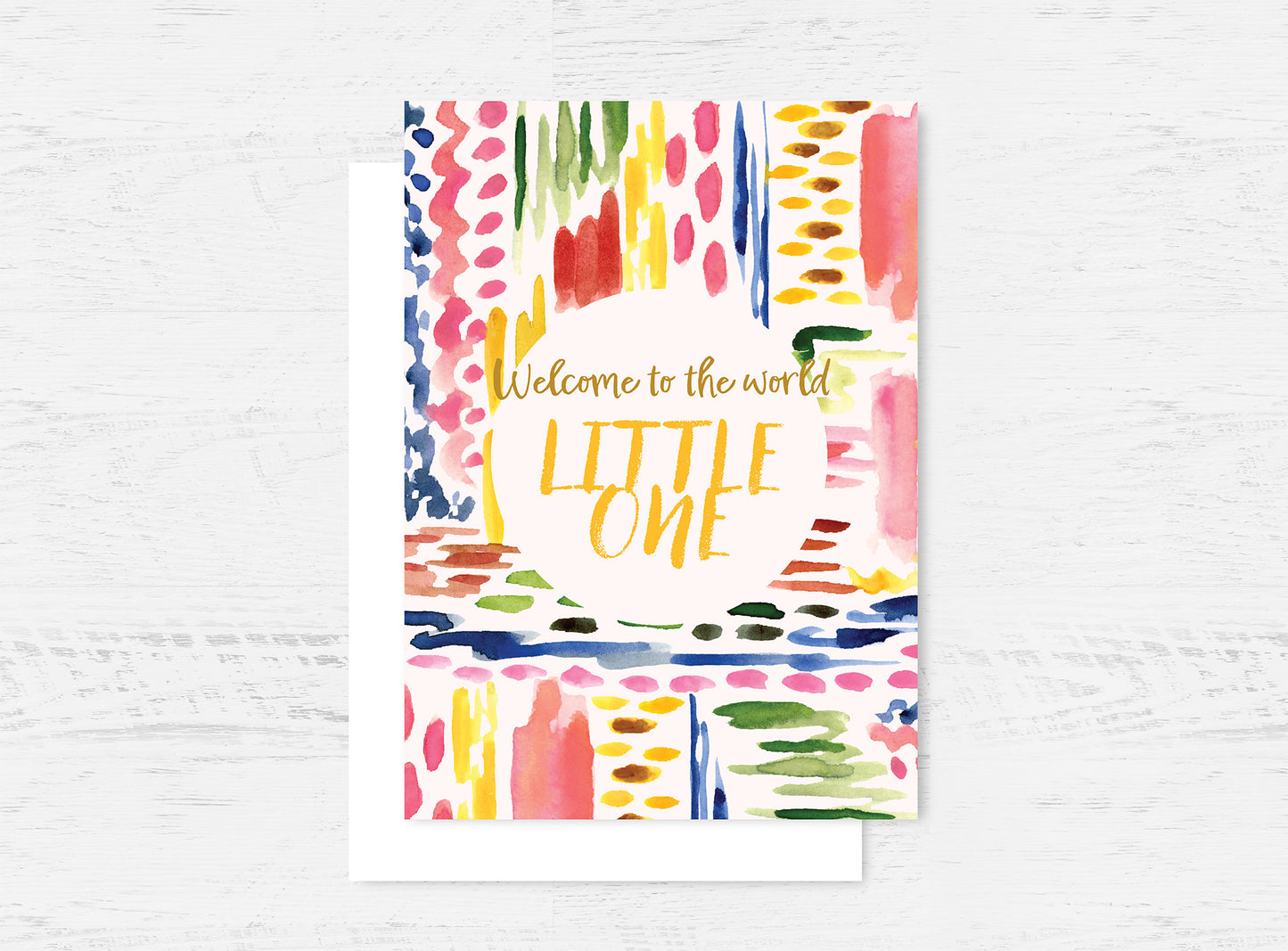 “Welcome to the world little one” New Baby Card Wholesale (GC-LOB)
