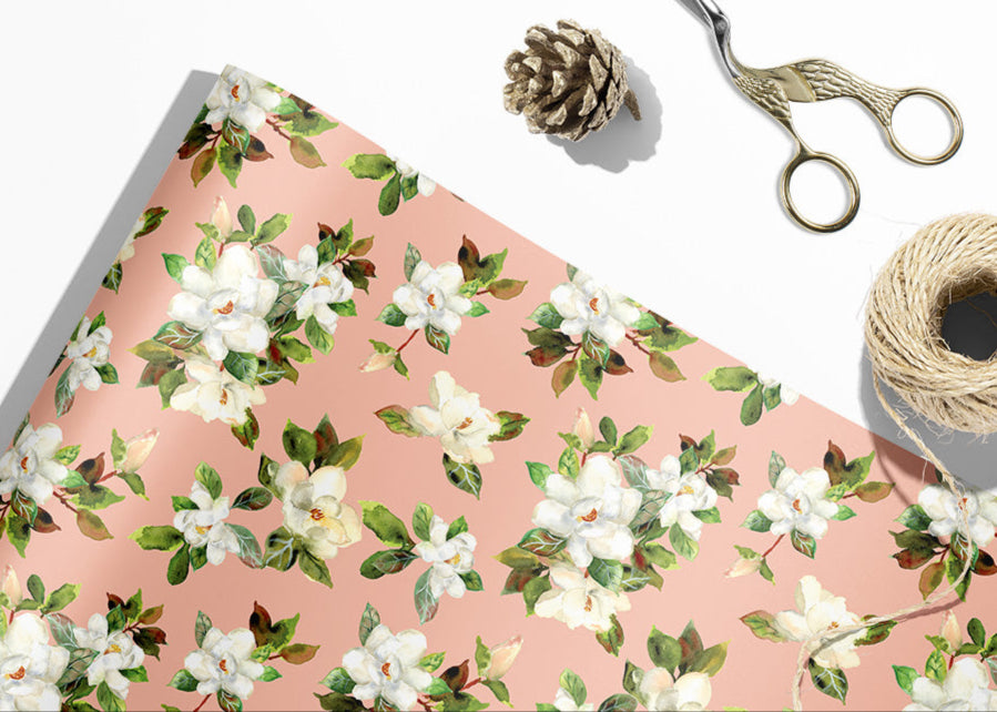 Magnolia Wrapping Paper Set of 3
