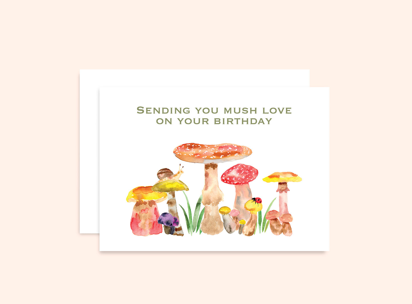 Mushroom Birthday Card