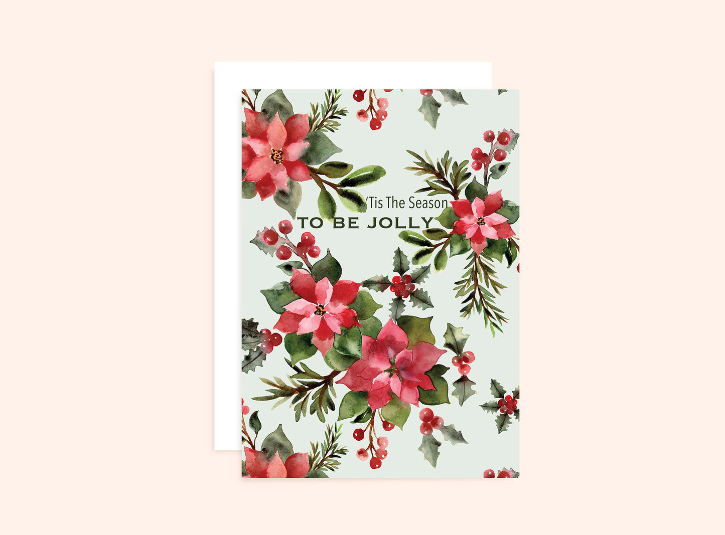 Christmas Poinsettia Card
