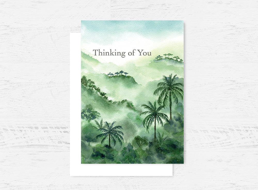 Tropical Forest "Thinking of You" Card