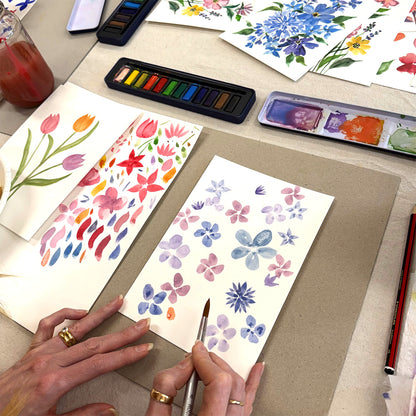 Paint Your Own Watercolour Blossoms