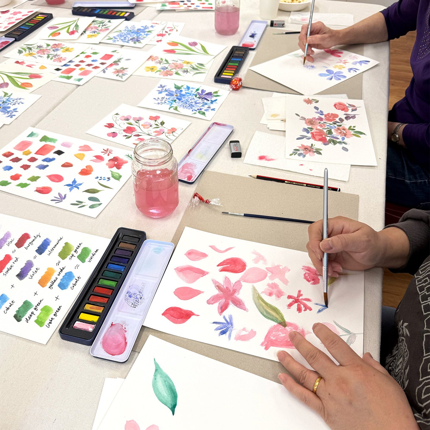 Paint Your Own Watercolour Blossoms