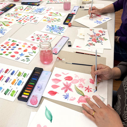Paint Your Own Watercolour Blossoms
