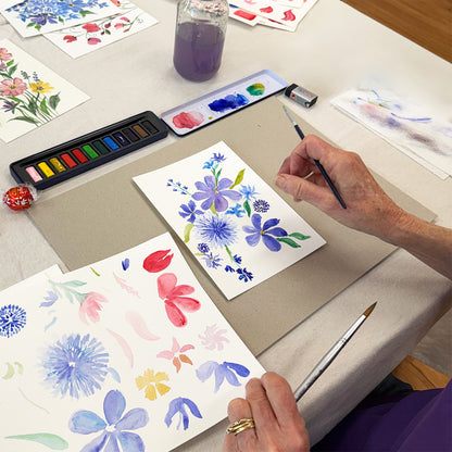Paint Your Own Watercolour Blossoms