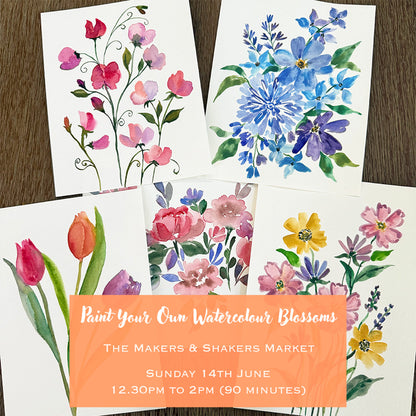 Paint Your Own Watercolour Blossoms