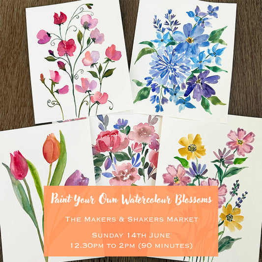 Paint Your Own Watercolour Blossoms