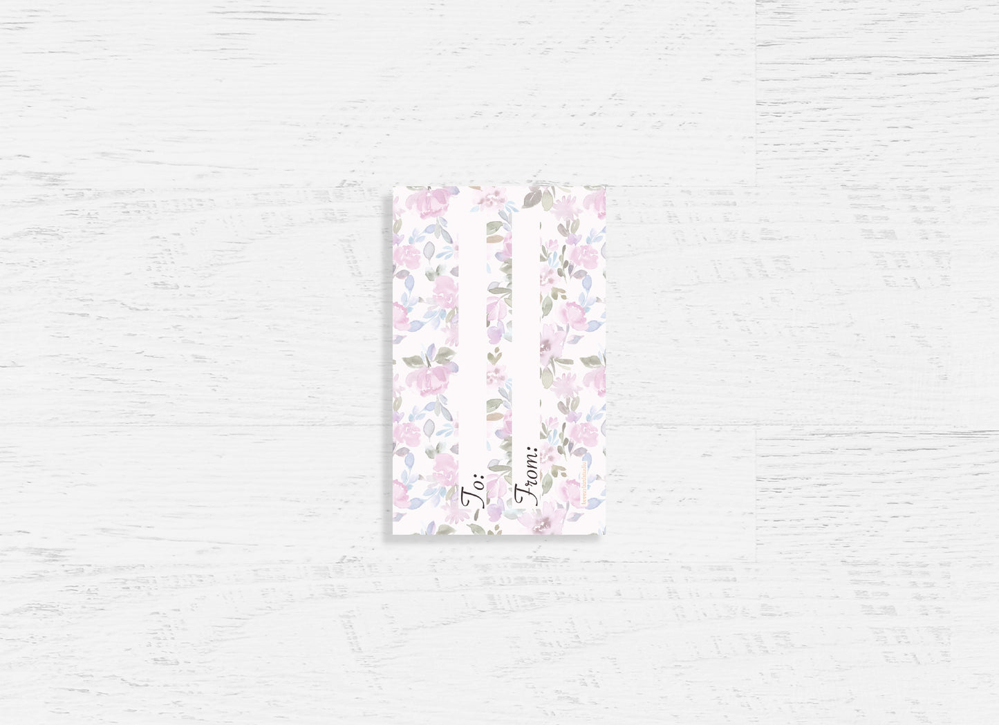 Adele Floral Gift Tag
