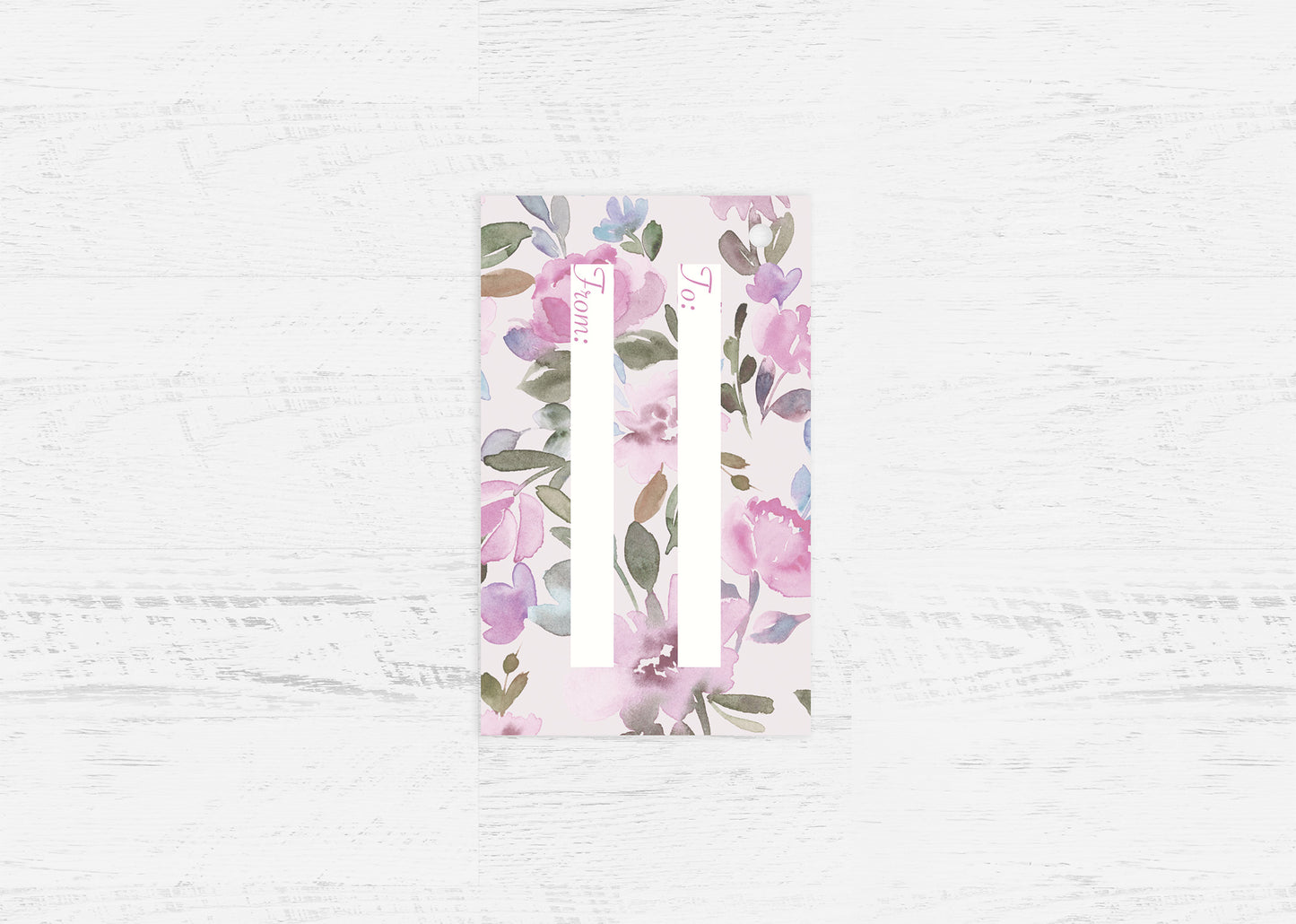 Adele Floral Gift Tag Wholesale (GT-AF)