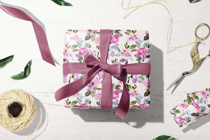 Adele Floral Wrapping Paper Set of 3