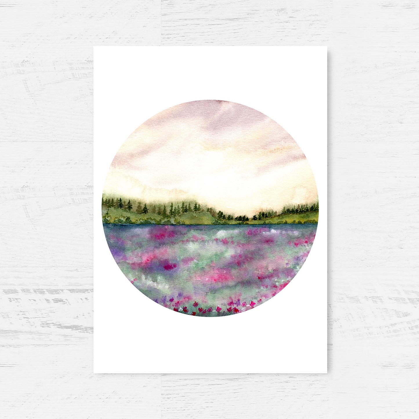 After the Rain Meadow Art Print