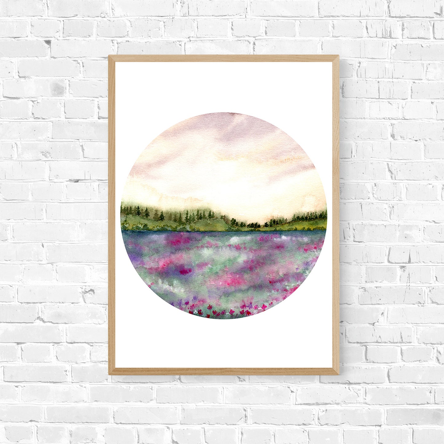 After the Rain Meadow Art Print