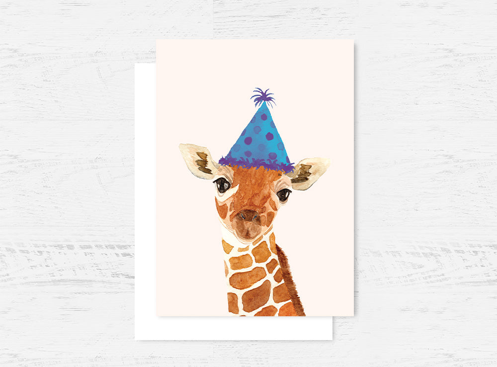 Giraffe Birthday Card