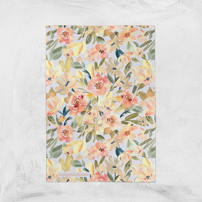 Autumn Bouquet Tea Towel - Linen Cotton Blend