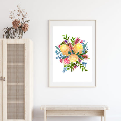 Banksia Bouquet - Limited Edition Archival Print Wholesale (APLE-BB)