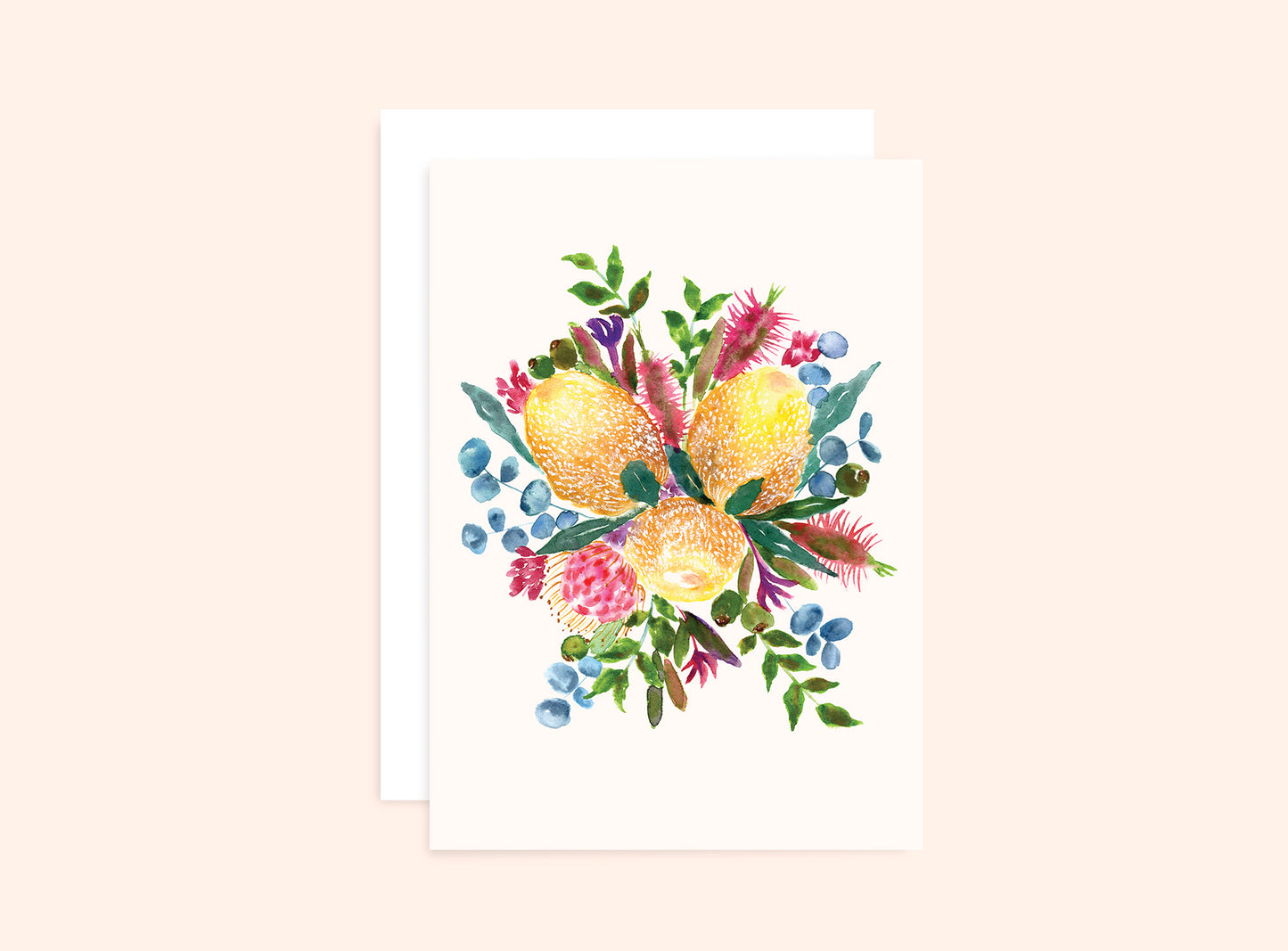 Banksia Bouquet Greeting Card