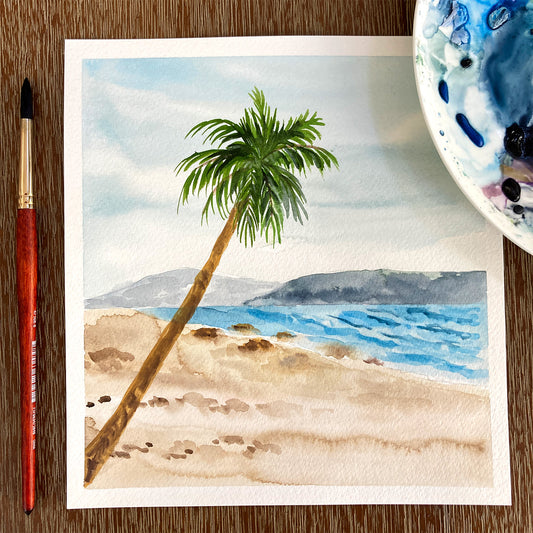 Tropical Escape - A Beginner’s Watercolour Class