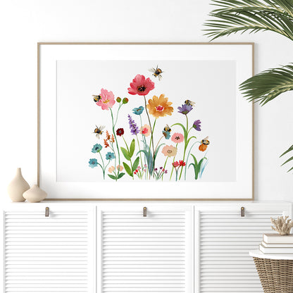 Bee Happy - Limited Edition Art Print