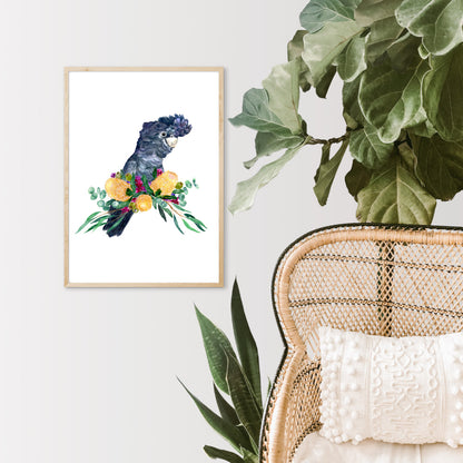 Black Cockatoo Archival Print Wholesale (APOE-BKC)