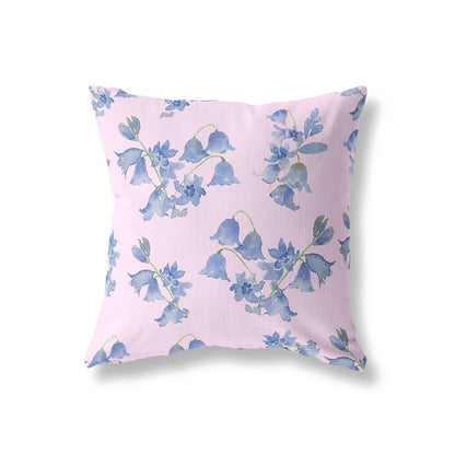 Blue Bird 40cm Square Cushion - Cotton Drill Deluxe