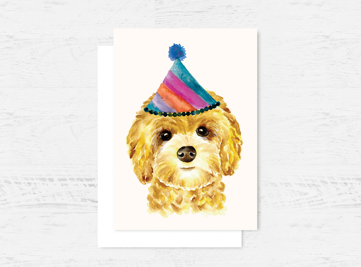 Cavoodle Dog Birthday Card