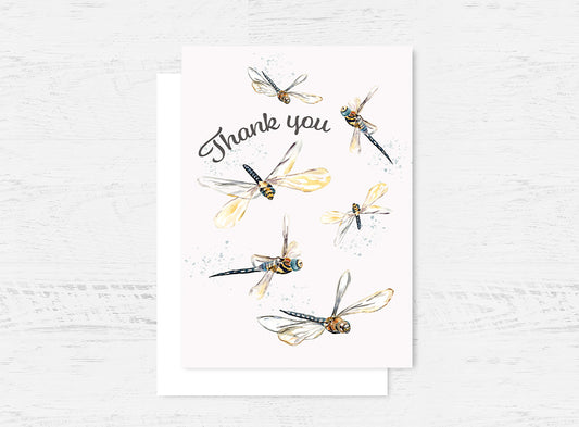 Dragonflies Thank You Card Wholesale (GC-DFTY)