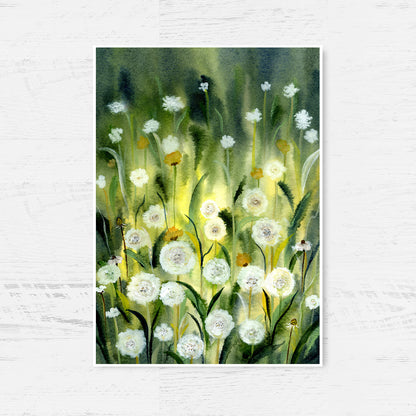 Dandelion Dreams - Limited Edition Art Print