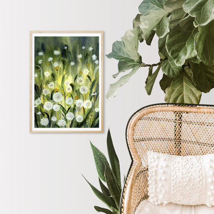 Dandelion Dreams - Limited Edition Art Print