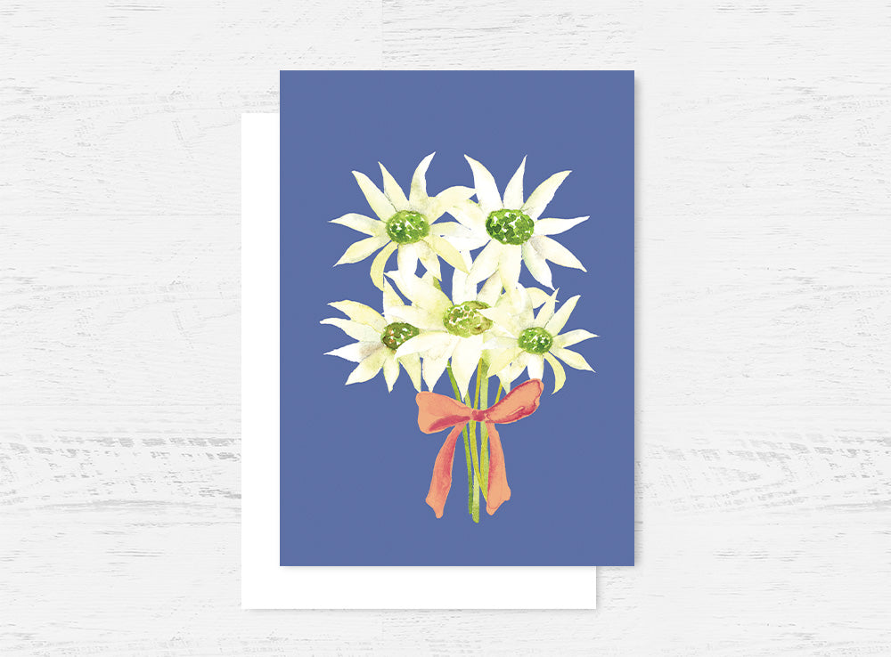 Flannel Flowers Card