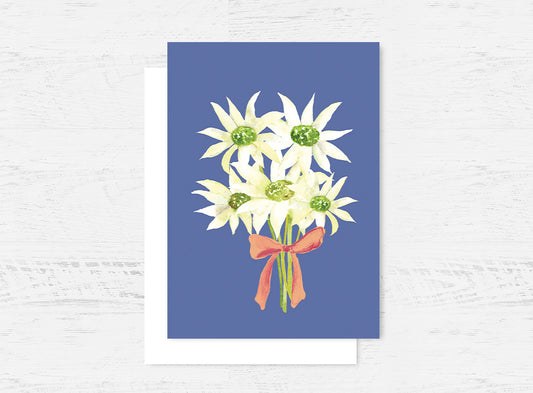 Flannel Flowers Card