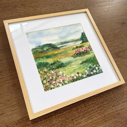 'Morning in Bloom' Original Framed Painting