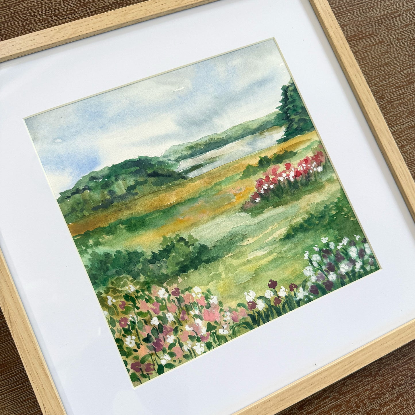 'Morning in Bloom' Original Framed Painting