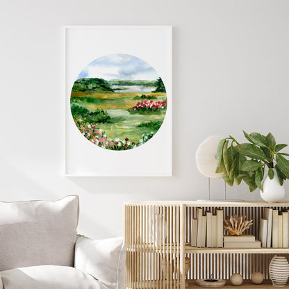 Tranquility in Bloom Art Print