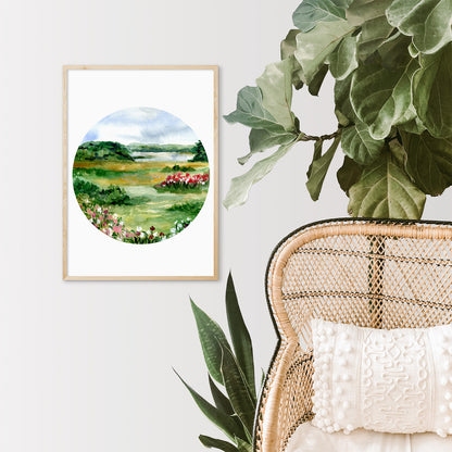 Tranquility in Bloom Art Print