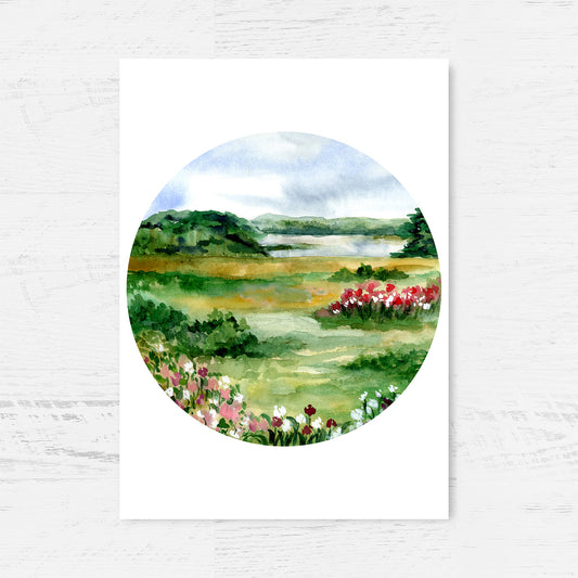 Tranquility in Bloom Art Print