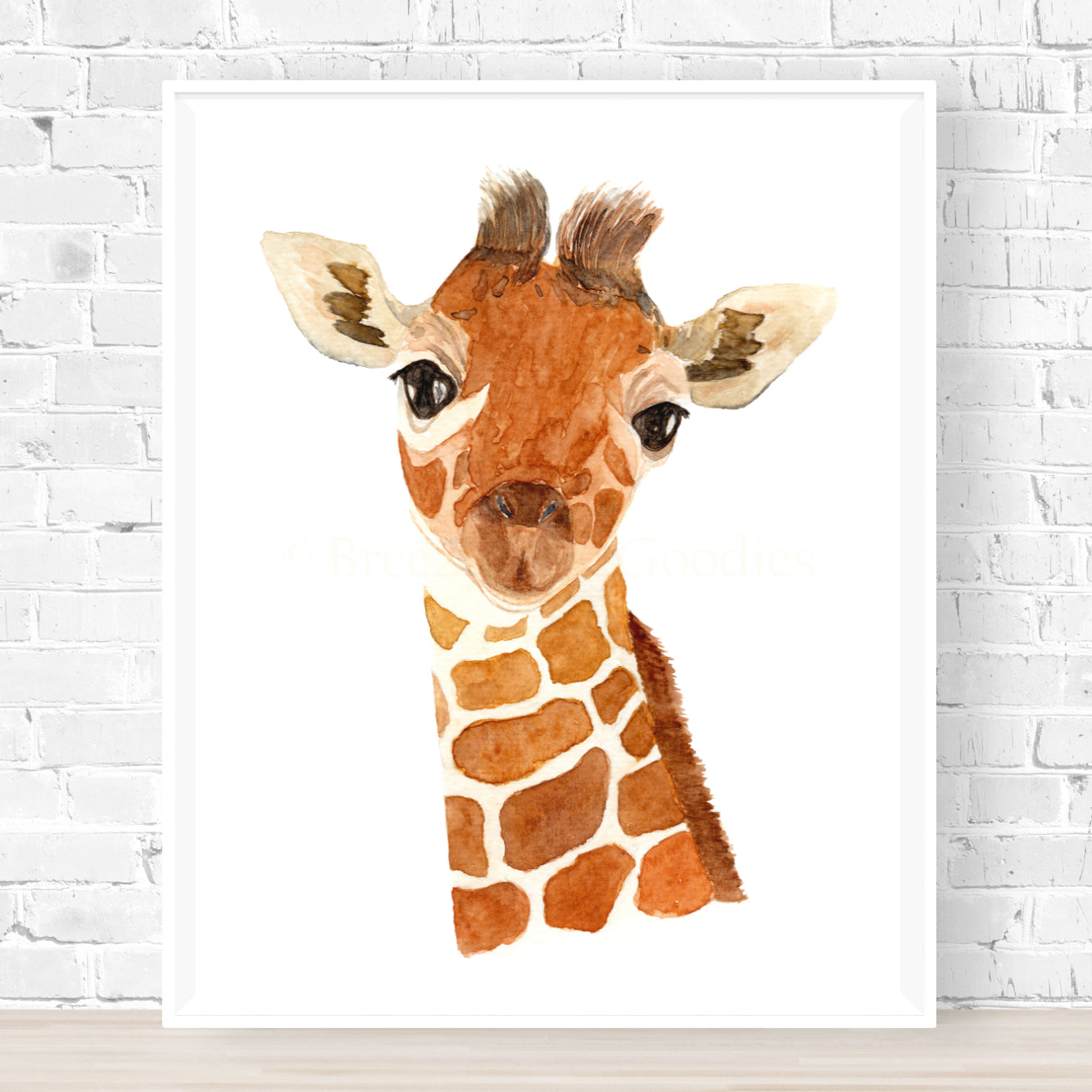 Keeley the Giraffe - Archival Print Wholesale