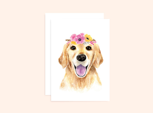Golden Retriever Dog Greeting Card Wholesale