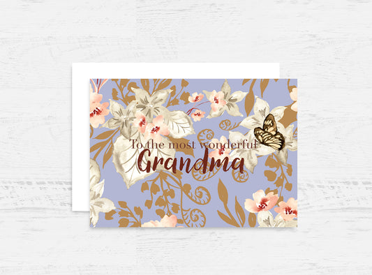 Wonderful Grandma Card