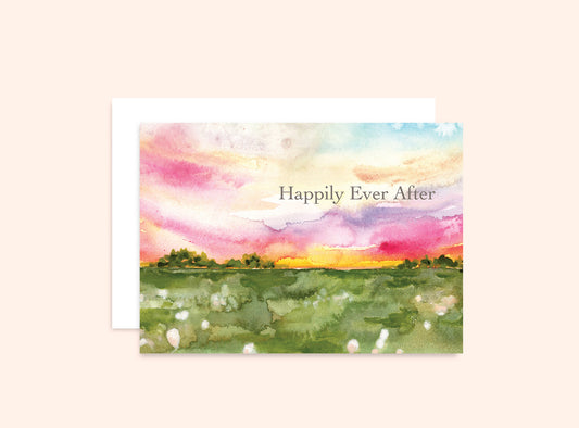 Happily Ever After Wedding Card Wholesale