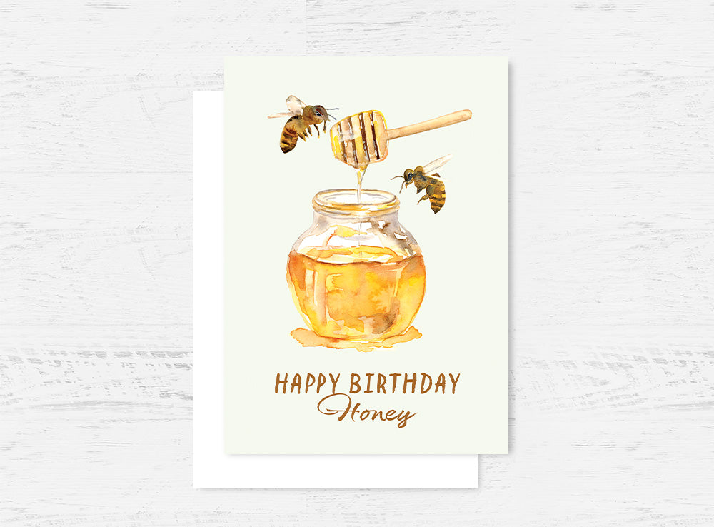 Honey Happy Birthday Card