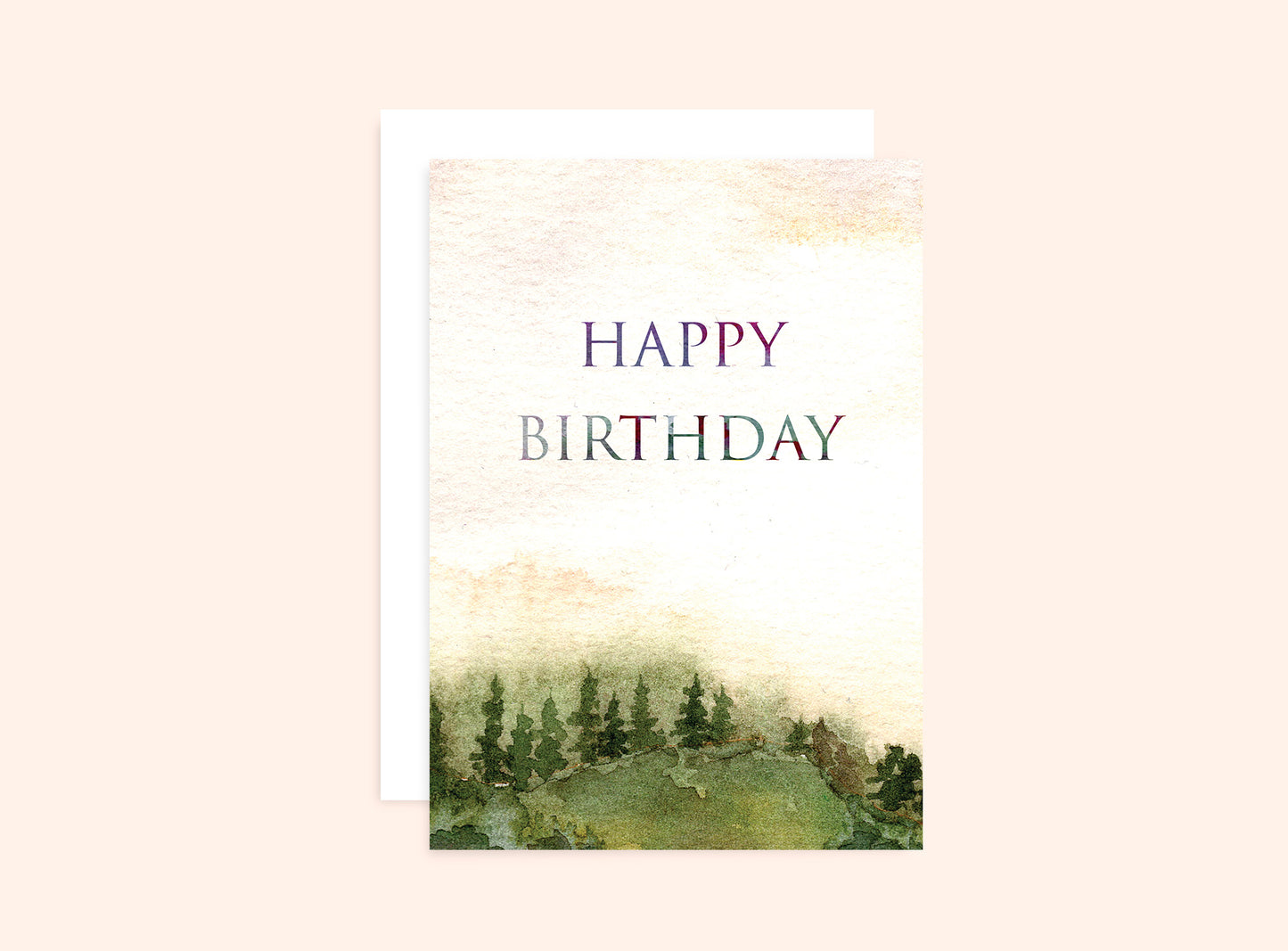 Landscape Happy Birthday Card
