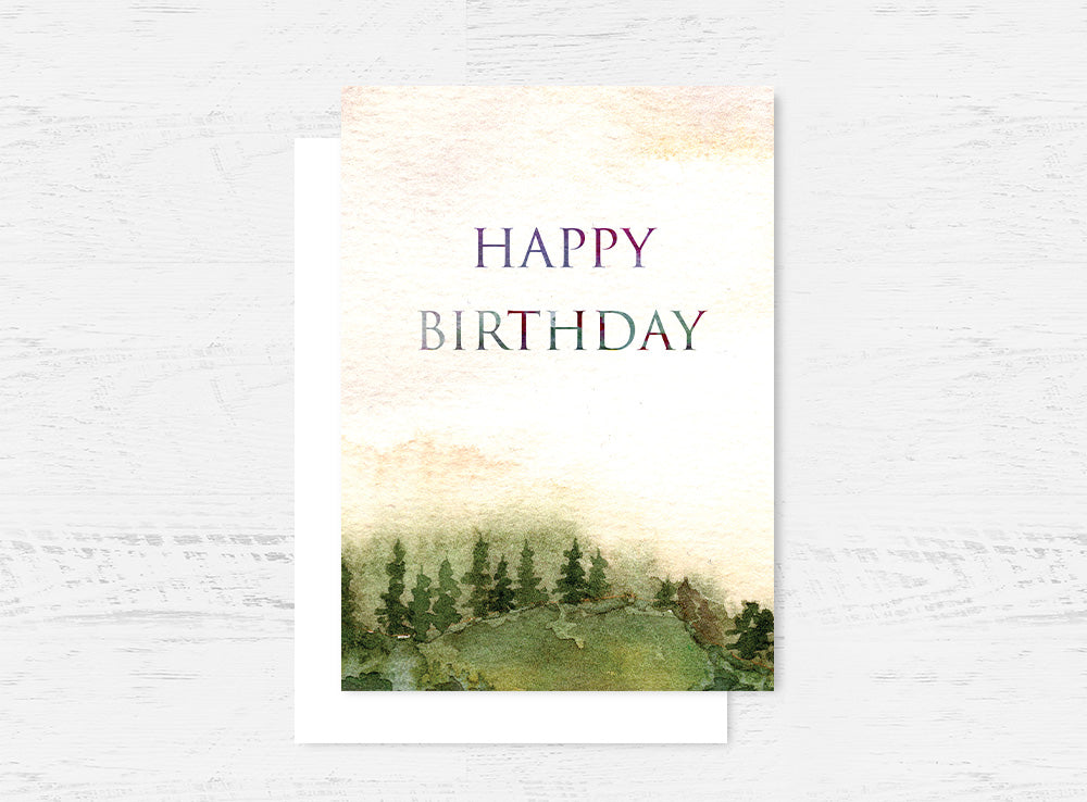 Landscape Happy Birthday Card Wholesale (GC-LSB)