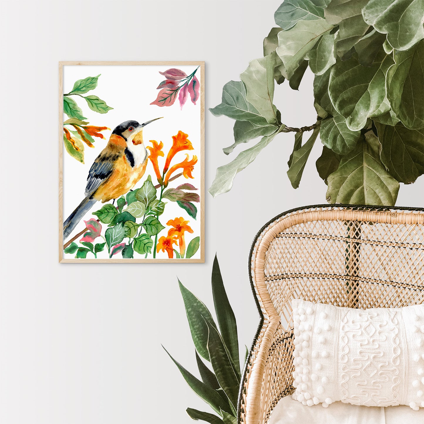 Whisper of the Honeyeater Art Print