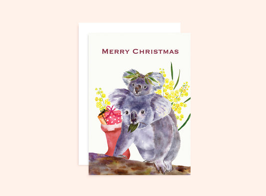 Koala Christmas Card Wholesale