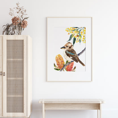 Kerry the Kookaburra Art Print