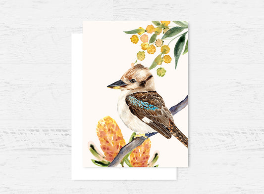 Kookaburra Greeting Card Wholesale (GC-KB)