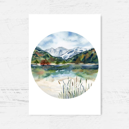 Lakeside Peaks Archival Print Wholesale (AP-LSP)