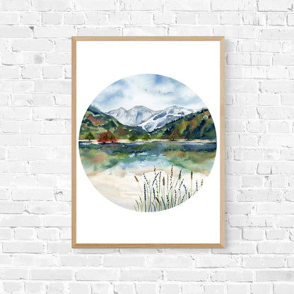 Lakeside Peaks Archival Print Wholesale (AP-LSP)